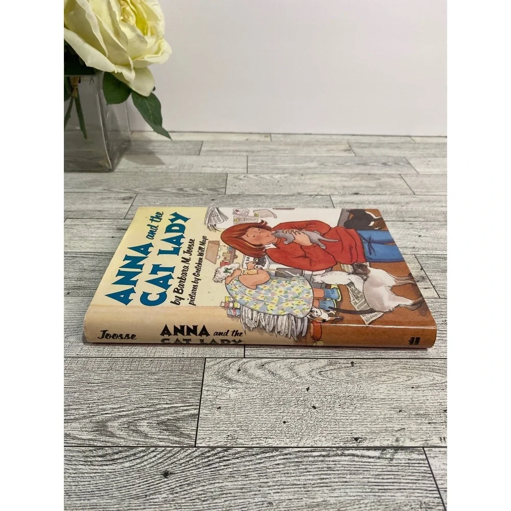Anna and the Cat Lady Barbara M. Joosse 1992 HCDJ First Ed girlhoodcore Age 8-12